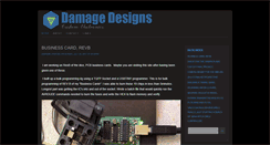 Desktop Screenshot of damage-designs.com